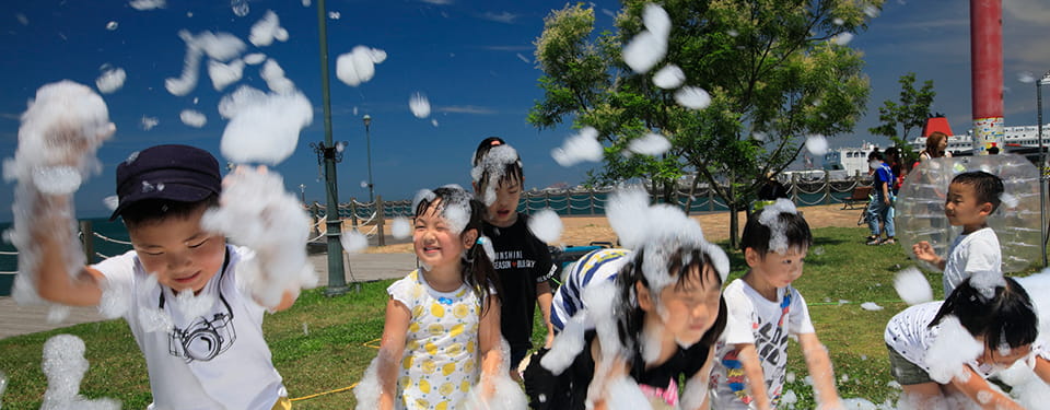泡と子どもたち